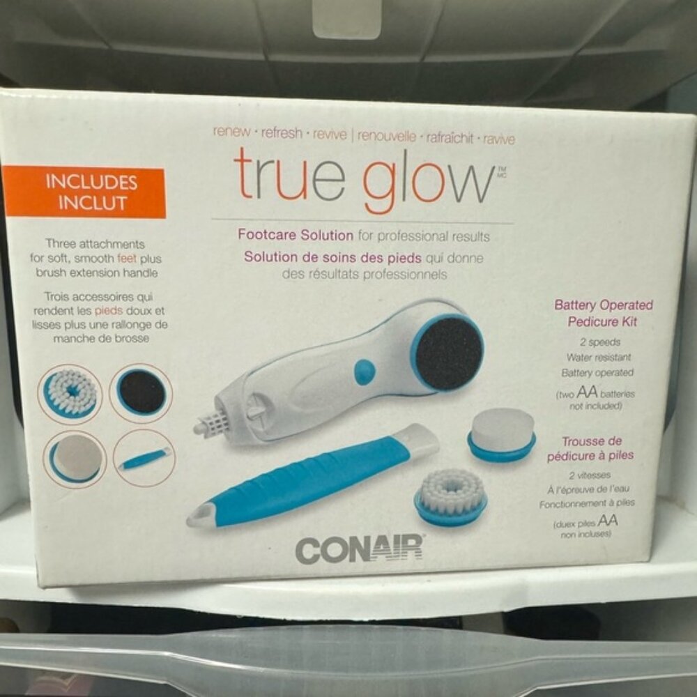 conair true glow foot care solution